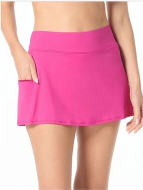 Beach House Solid Emma Swim Skort Bottom With Side Pocket Size 22W